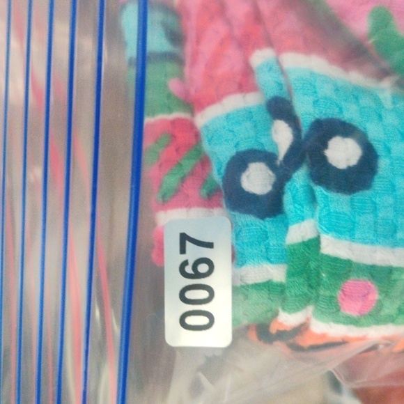 Talbots Colorful Striped Floral  Print Sleeveless Textured Shift Dress.Size 8. - Picture 12 of 12